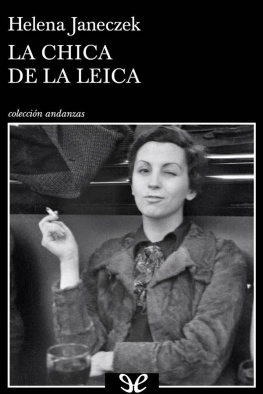 Helena Janeczek La chica de la Leica