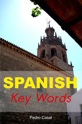 Pedro Casal Spanish Key Words