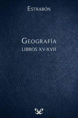 Estrabón Geografía Libros XV-XVII
