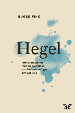 Eugen Fink - Hegel