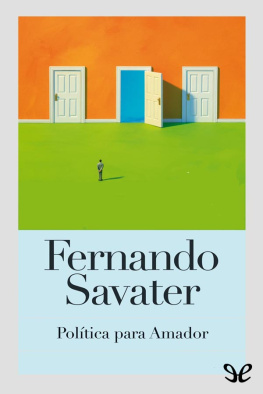 Fernando Savater Política para Amador