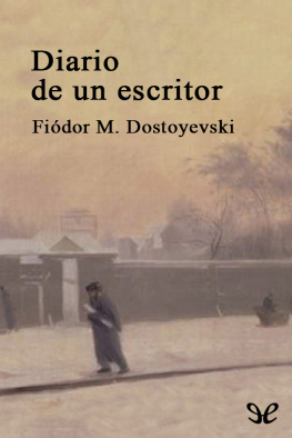 Fiódor Dostoyevski Diario de un escritor