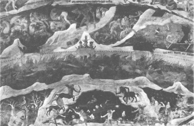 Lám 8 a Los lugares del Infierno fresco de Nardo di Cione detalle Santa - photo 11