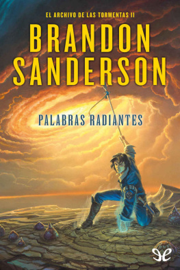 Brandon Sanderson Palabras radiantes