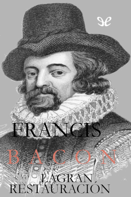 Francis Bacon La gran restauración