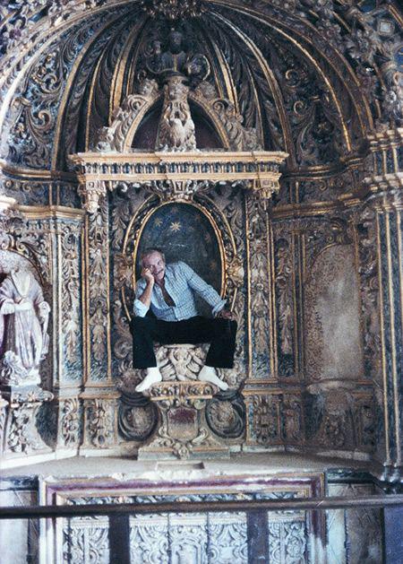 Erik el Belga en un retablo del Monasterio de Piedra Aragón del que - photo 1