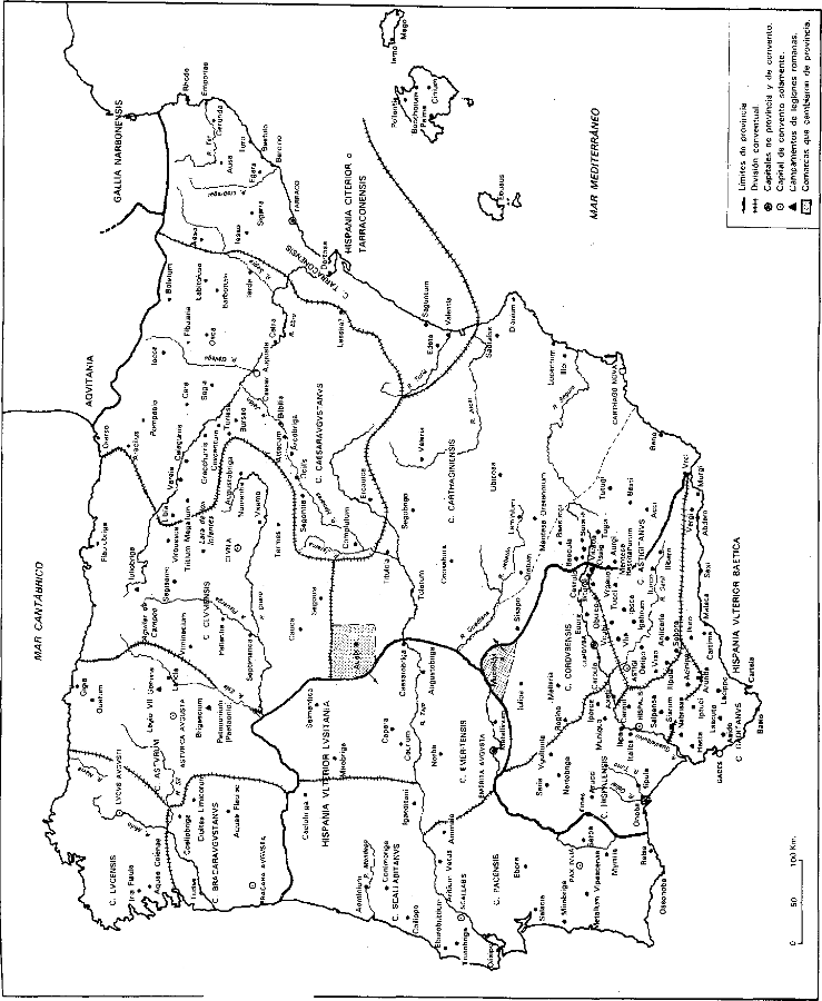 2 Hispania División administrativa 3 Pueblos de la Galia LIBRO III - photo 2
