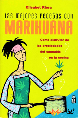 Elisabet Riera Las mejores recetas con marihuana