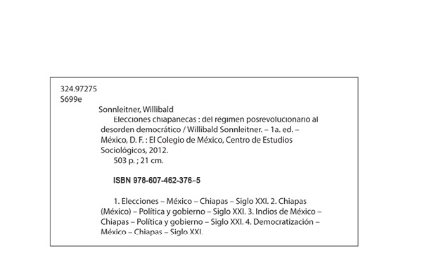 Primera edición 2012 Primera edición electrónica 2015 DR El Colegio de - photo 4