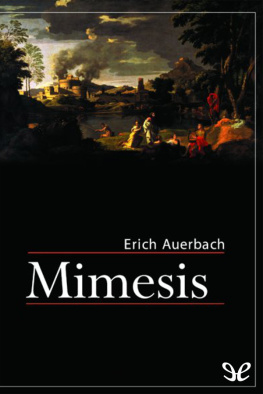 Erich Auerbach Mimesis