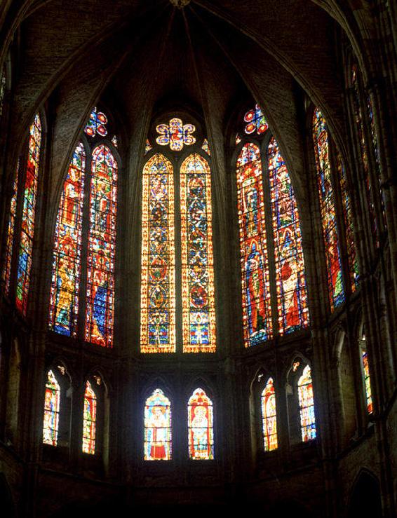 Vidriera de la Catedral de León siglo XIII Las representaciones en vidriera - photo 2