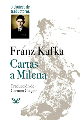 Franz Kafka - Cartas a Milena