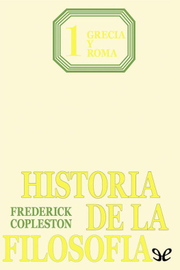 Frederick Copleston - Grecia y Roma