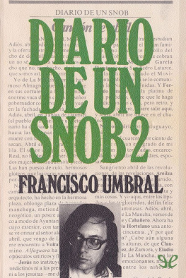 Francisco Umbral Diario de un snob 2