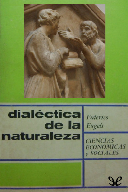 Friedrich Engels - Dialéctica de la naturaleza