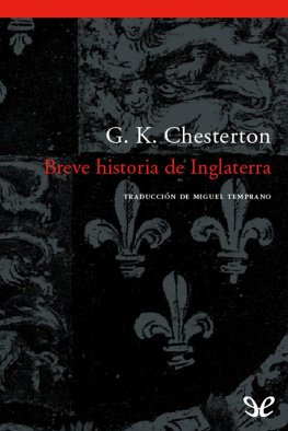 G. K. Chesterton Breve historia de Inglaterra