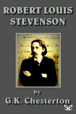 G. K. Chesterton - Robert Louis Stevenson