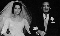 Joseph Bonanno y su hija Catherine en la boda de ésta en Tucson Arizona 1960 - photo 22