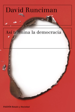 Runciman - Así termina la democracia