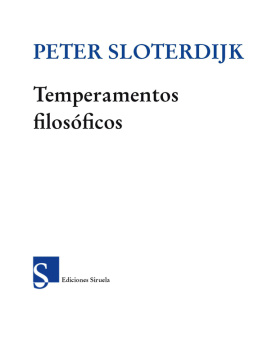 Sloterdijk - Temperamentos filosóficos: de Platón a Foucault