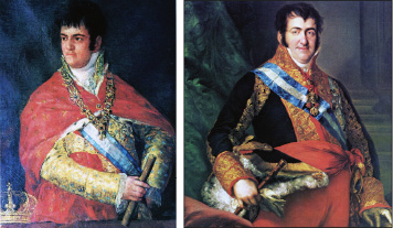Fernando VII rey de España Dcha óleo de Francisco de Goya La guerra - photo 2