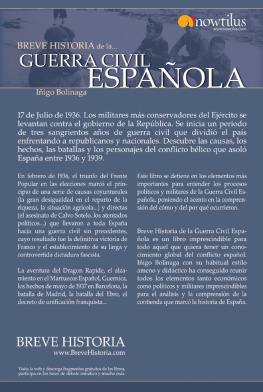 Bolinaga Breve Historia de la guerra civil española