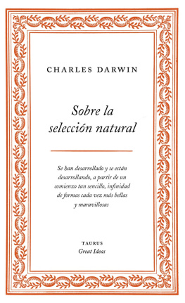 Darwin Charles Sobre la selección natural