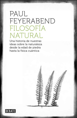 Feyerabend Paul - Filosofía natural