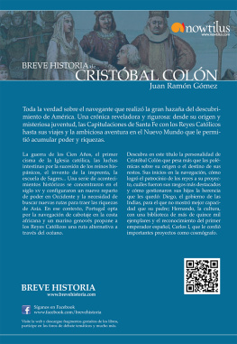 Gómez - Breve historia de Cristóbal Colón