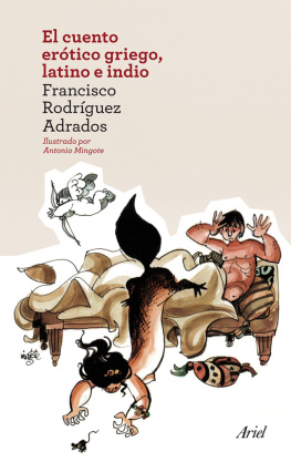 Rodríguez Adrados - El cuento erótico griego, latino e indio