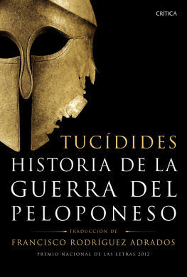 Rodríguez Adrados Francisco - Historia de la guerra del Peloponeso