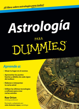 Lopez Junlio Antonio - Astrología para Dummies