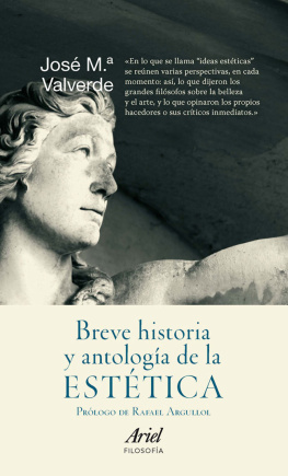 María Breve historia y antología de la estética