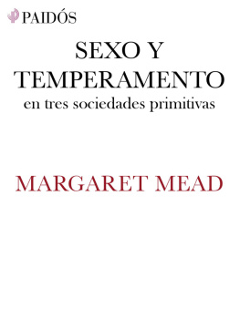 Mead - Sexo y temperamento: En tres sociedades primitivas