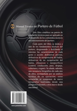 Pascua Ibarrola - Manual técnico del portero de fútbol