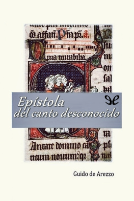 Guido de Arezzo Epístola del canto desconocido