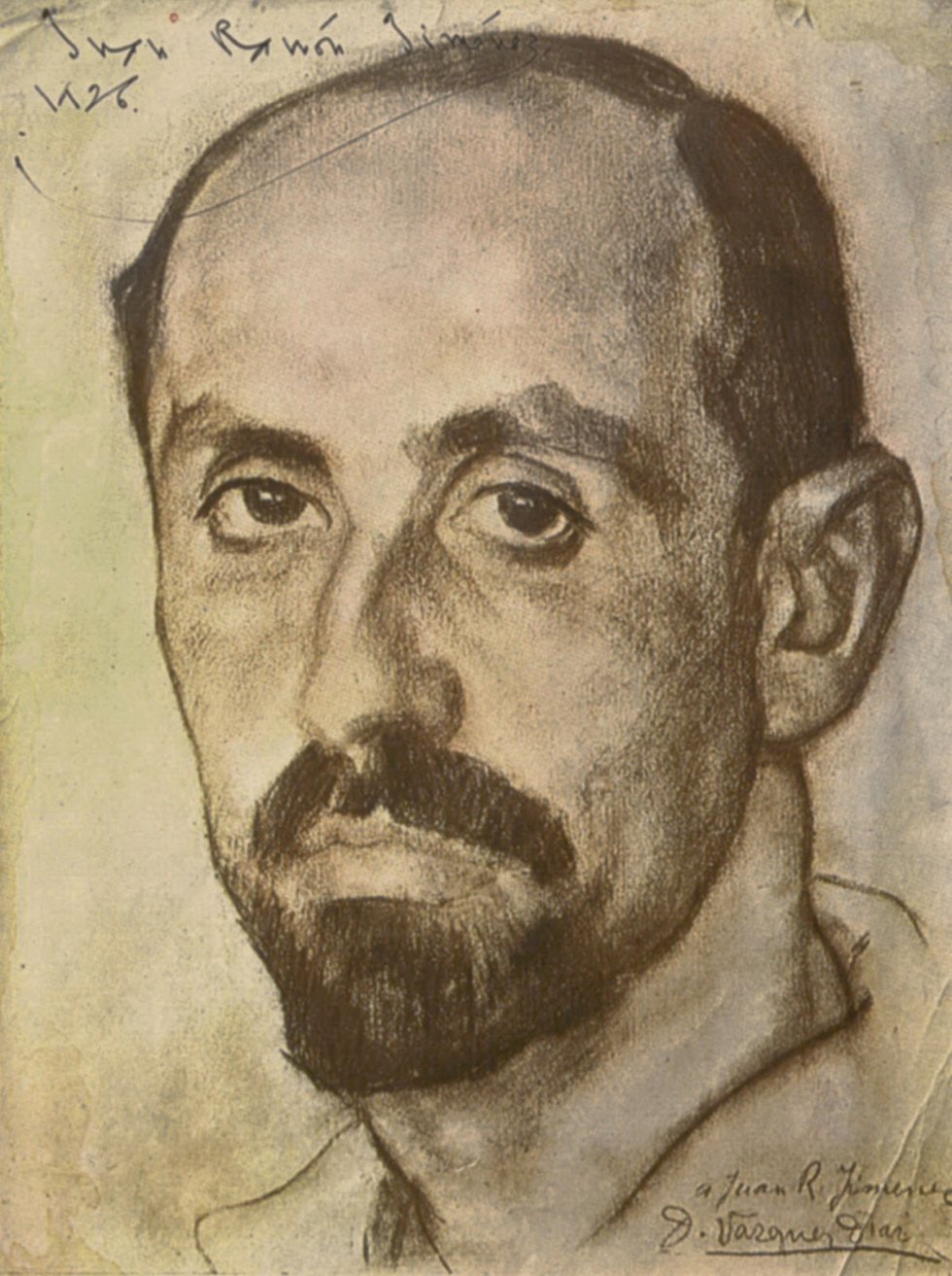 Retrato de Juan Ramón Jiménez por Daniel Vázquez Díaz 1926 A la memoria de - photo 1