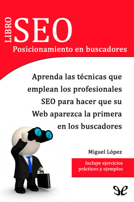 Miguel López Gómez - Libro SEO: posicionamiento en buscadores