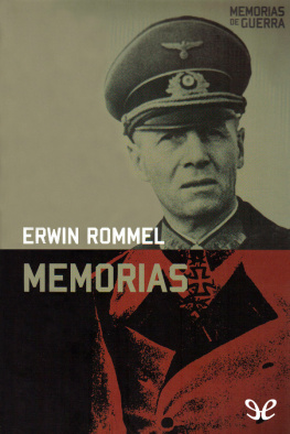 Erwin Rommel Memorias