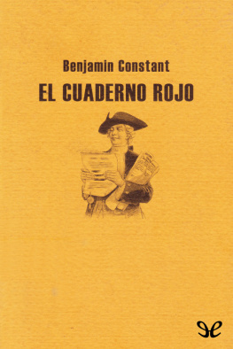 Benjamin Constant - El cuaderno rojo