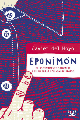 Javier del Hoyo - Eponimón
