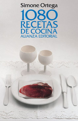Simone Ortega 1080 Recetas De Cocina