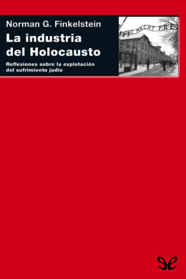 Norman G. Finkelstein La industria del Holocausto