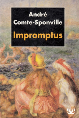 André Comte-Sponville Impromptus