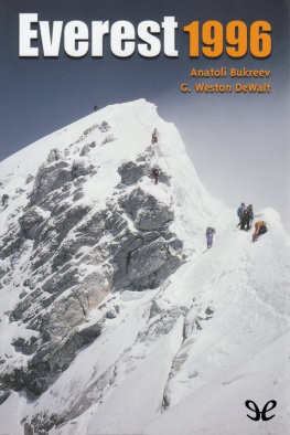 Anatoli Bukreev Everest 1996