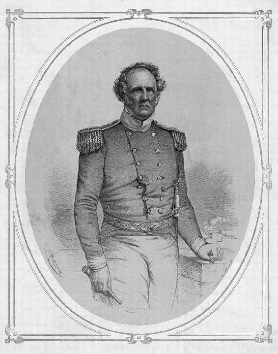 General Winfield Scott C G Crehen Ca 1847-1850 Litografía Biblioteca del - photo 6