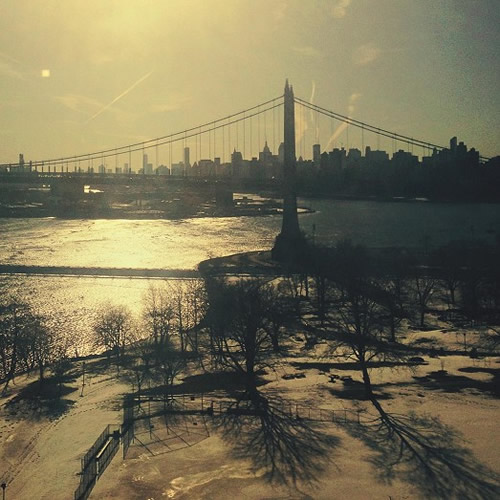 Bello y desolado Nueva York visto desde el tren Enero Hace ahora diez - photo 7
