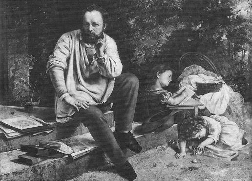 Pierre-Joseph Proudhon según Retrato de Proudhon y sus hijos Pintura de - photo 4