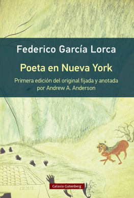 Federico García Lorca - Poeta en Nueva York