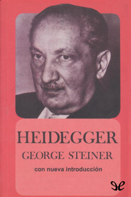 George Steiner Heidegger